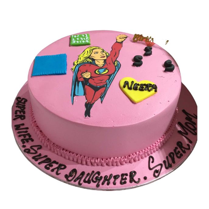 (71) Super Woman Cake